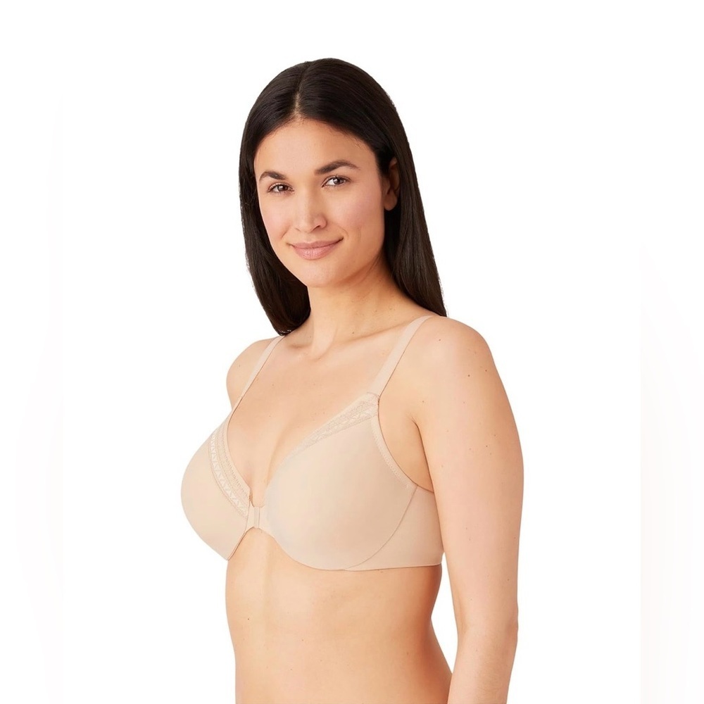 Wacoal Women's Perfect Primer Front Close Underwire Bra 36DDD 855313 - Picture 2 of 9